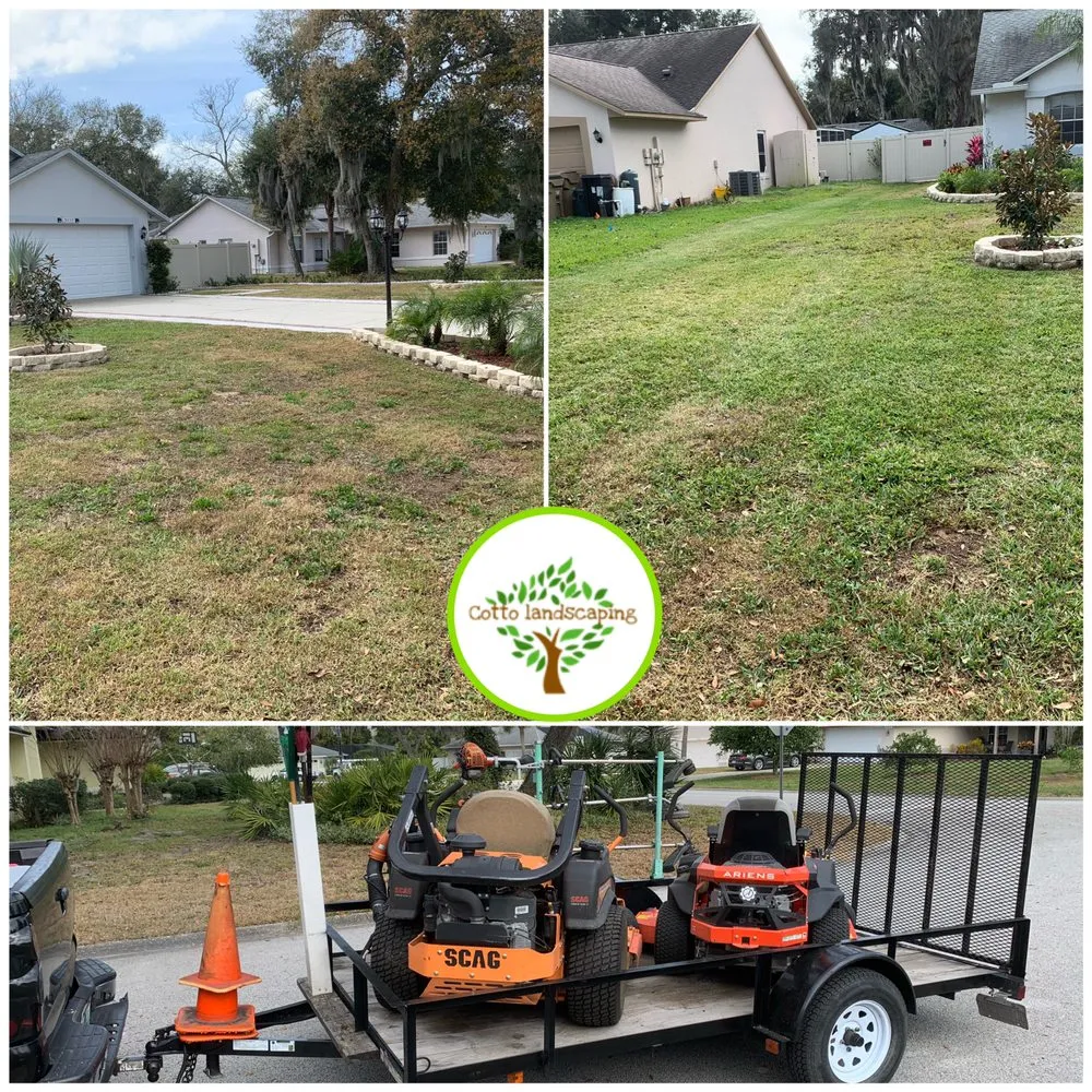 Expert yard cleanup service in Dunnellon, FL - Cotto landscaping