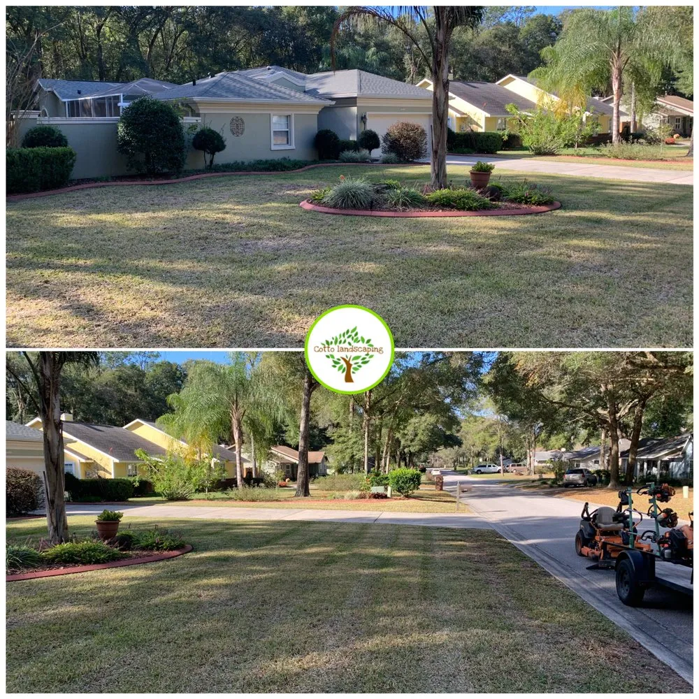 Affordable landscape installation for outdoor upgrades in Dunnellon, FL by Cotto landscaping