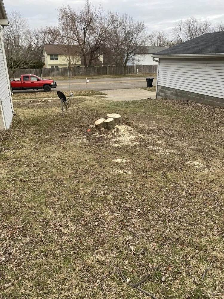 Custom lawn care service with custom design in Bloomington, IL by Cotton Can Do