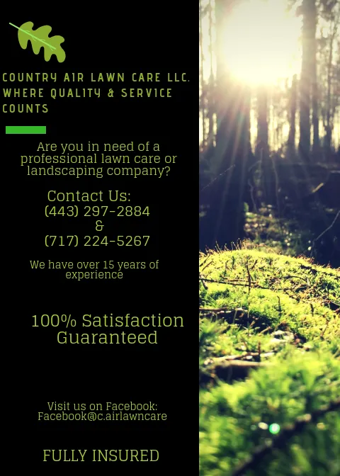 Affordable yard maintenance for beautiful yards in Delta, PA by Country Air Lawn Care