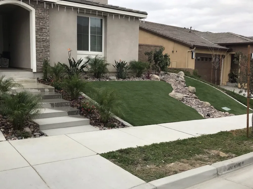 Custom residential landscaping in Winchester, CA by Country Boys Landscape