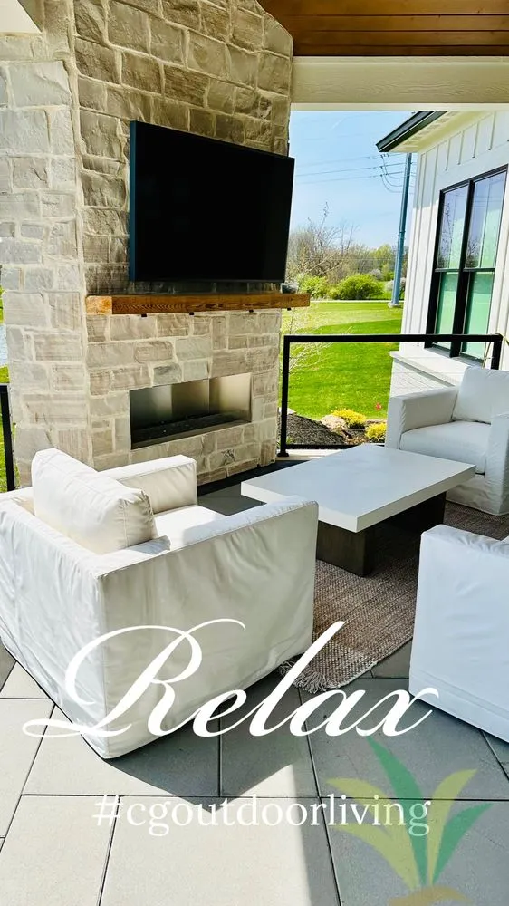 Professional landscape installation in Zionsville, IN by Country Gardens Landscaping