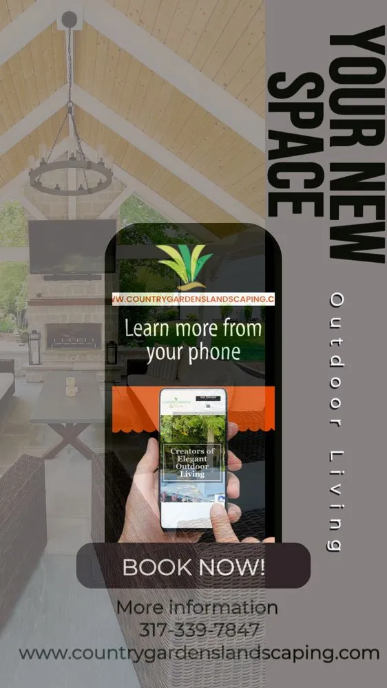 Custom lawn care service with custom design across Zionsville, IN - Country Gardens Landscaping