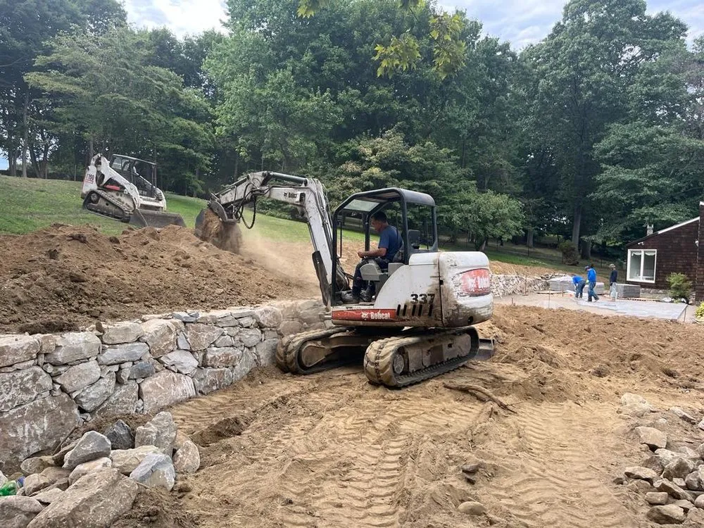 Local landscape installation in Greenwich, CT by Country Landscape
