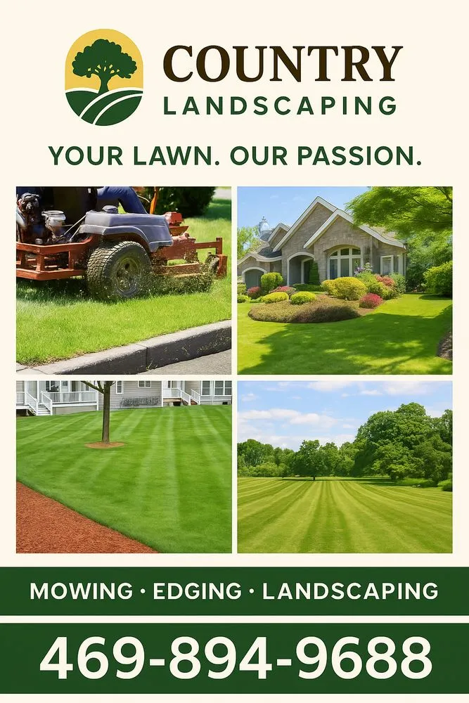 Custom landscaping services for residential properties in Frisco, TX by Country Landscaping & Lawns