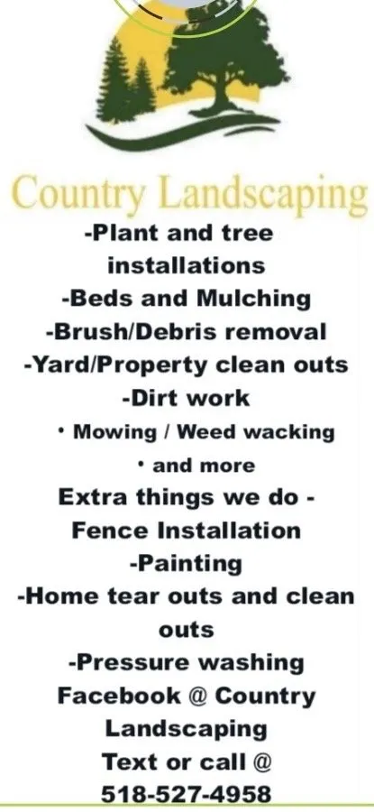 Top-rated garden landscaping for year-round maintenance in Petersburgh, NY by Country Landscaping