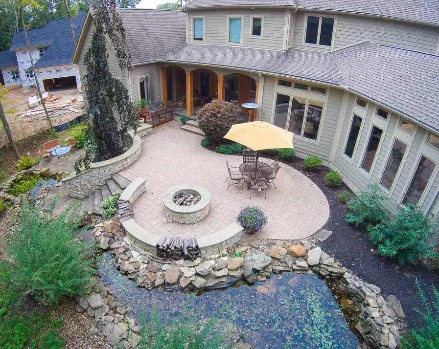Custom landscape installation in Medina, OH - Country Lawn & Landscape Service