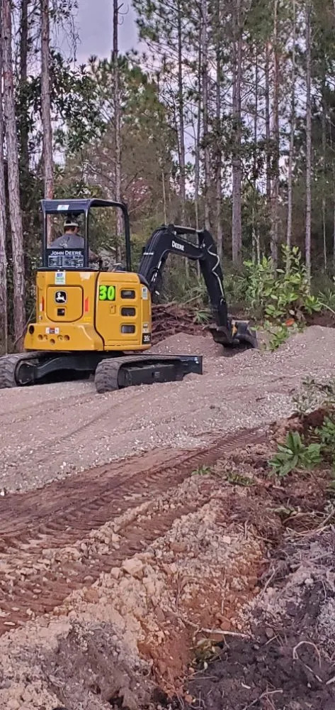 Professional yard cleanup service for beautiful yards in Middleburg, FL by Country Root's Land and Site Development