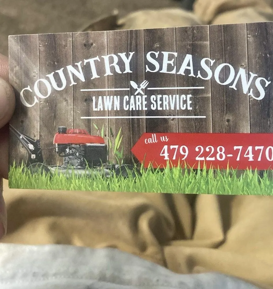 Custom yard maintenance for homes in Summers, AR by Country Seasons Lawn Care