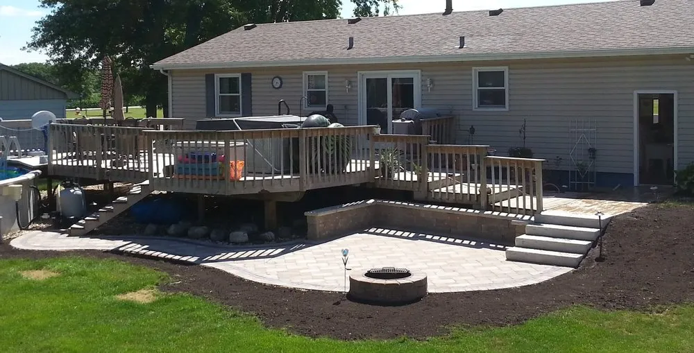 Local outdoor landscaping near you across East Moline, IL - Countryman Hardscape & Landscape