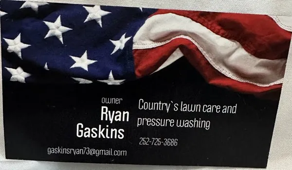 Country’s lawn Care And Pressure Washing Logo