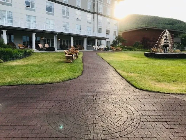 Custom landscape installation in Lake George, NY by CountryTurf Experience