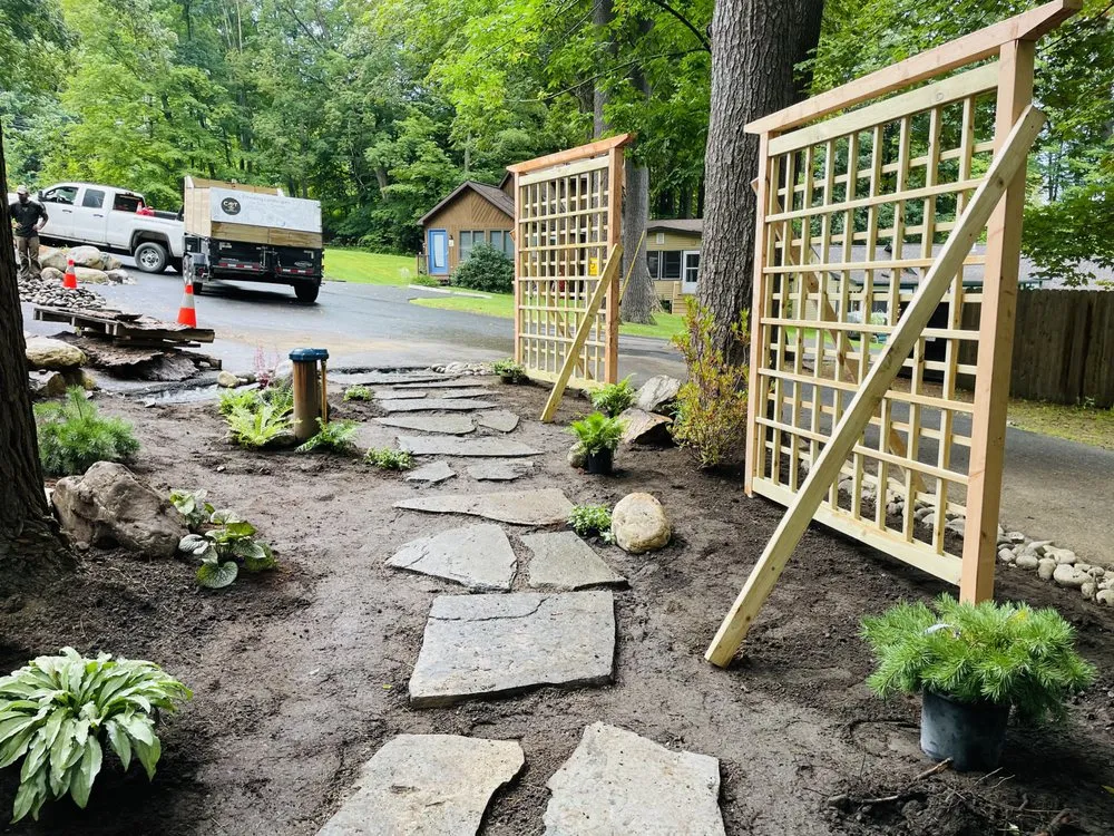 Professional outdoor landscaping in Lake George, NY by CountryTurf Experience