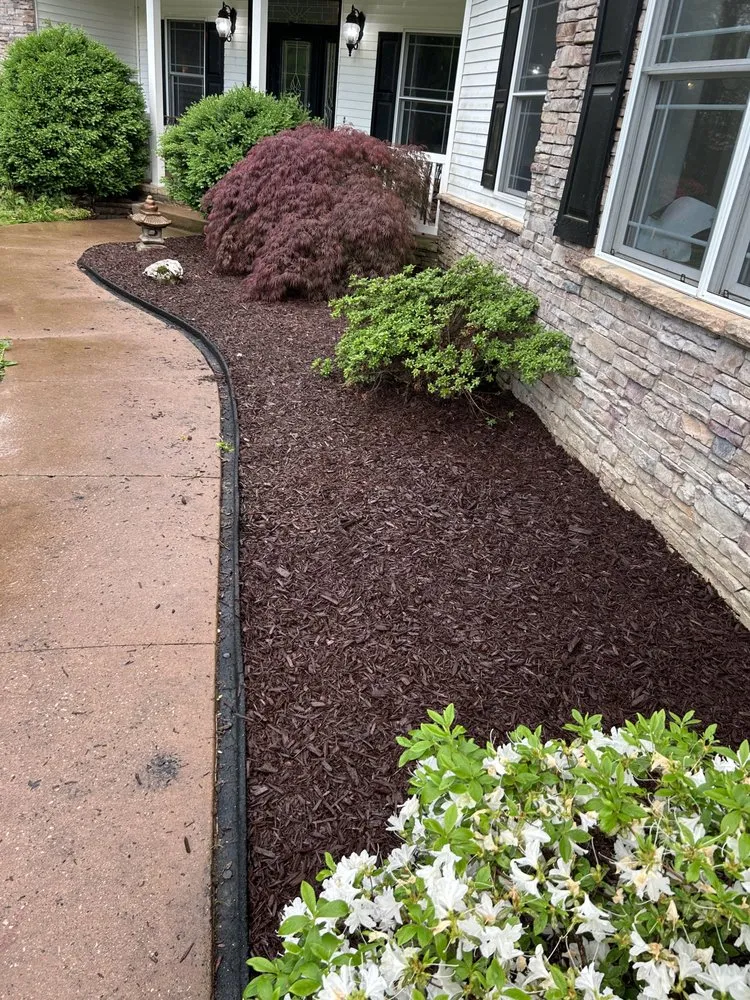 Affordable garden landscaping in Utica, KY by County Line Earthworks