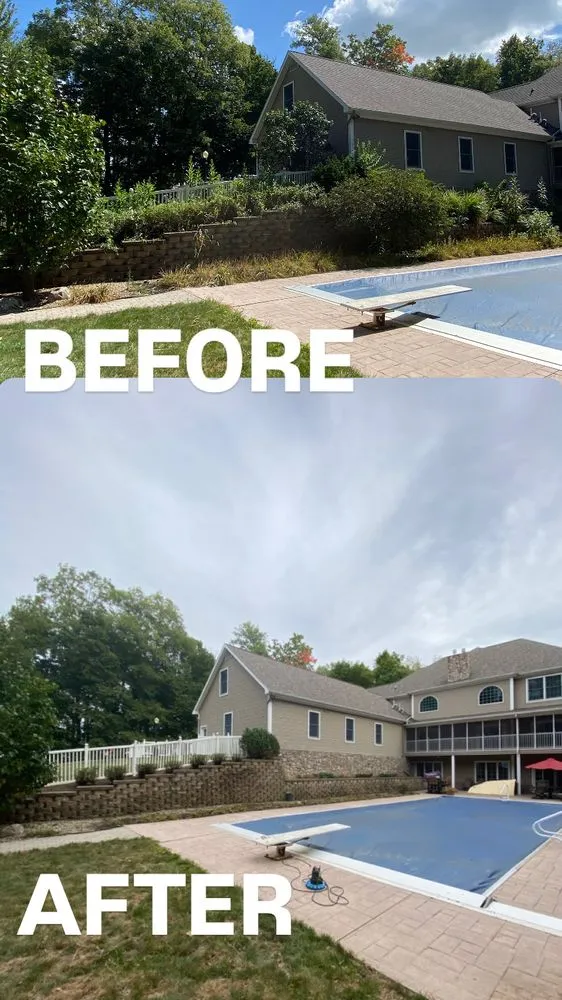 Reliable lawn mowing service with custom design in Sharpsville, IN by County Line Landscaping