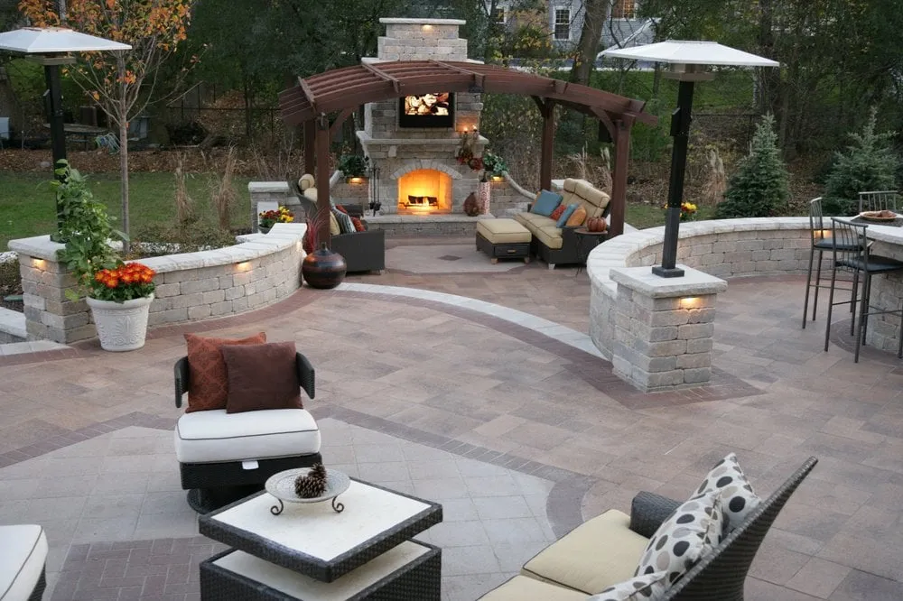 Expert lawn mowing service with custom design in Elburn, IL by County Wide Landscaping