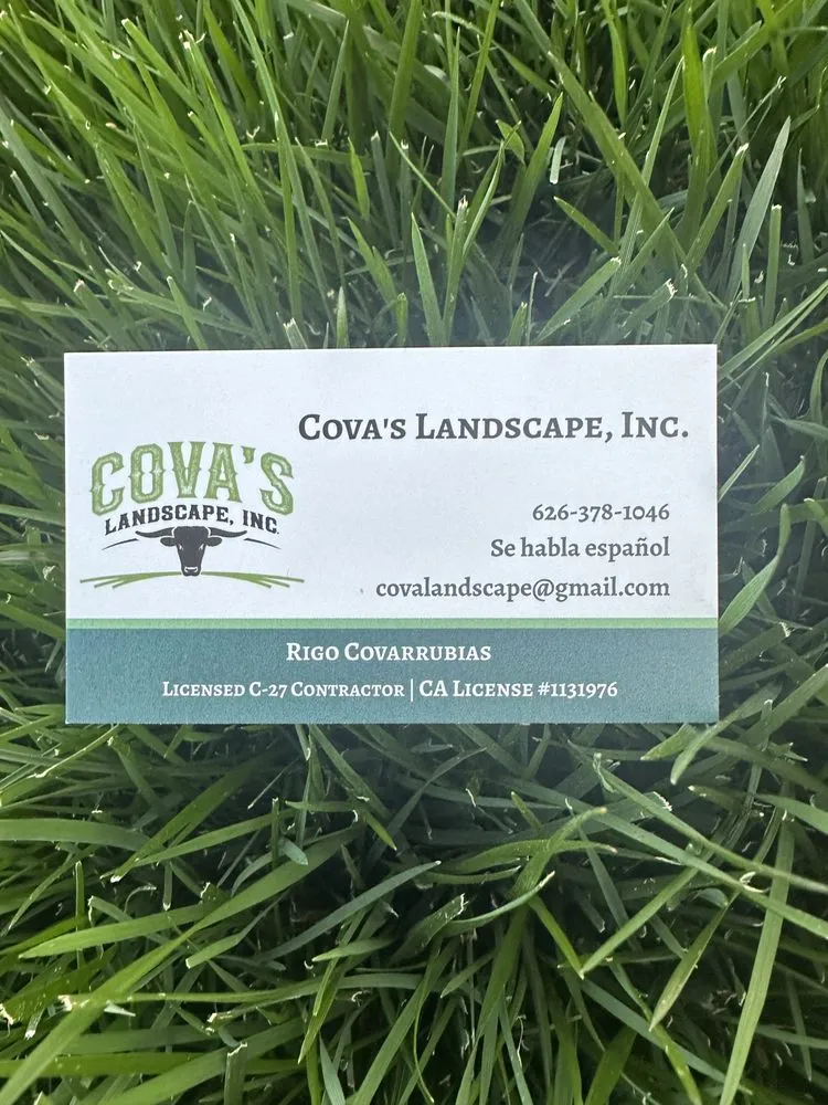 Expert landscape installation for homes in Azusa, CA by Cova's Landscape
