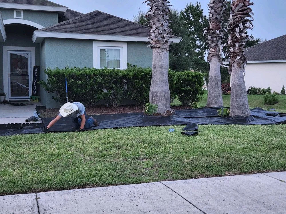 Custom residential landscaping in Lakeland, FL - Cowboy Cuts Landscaping