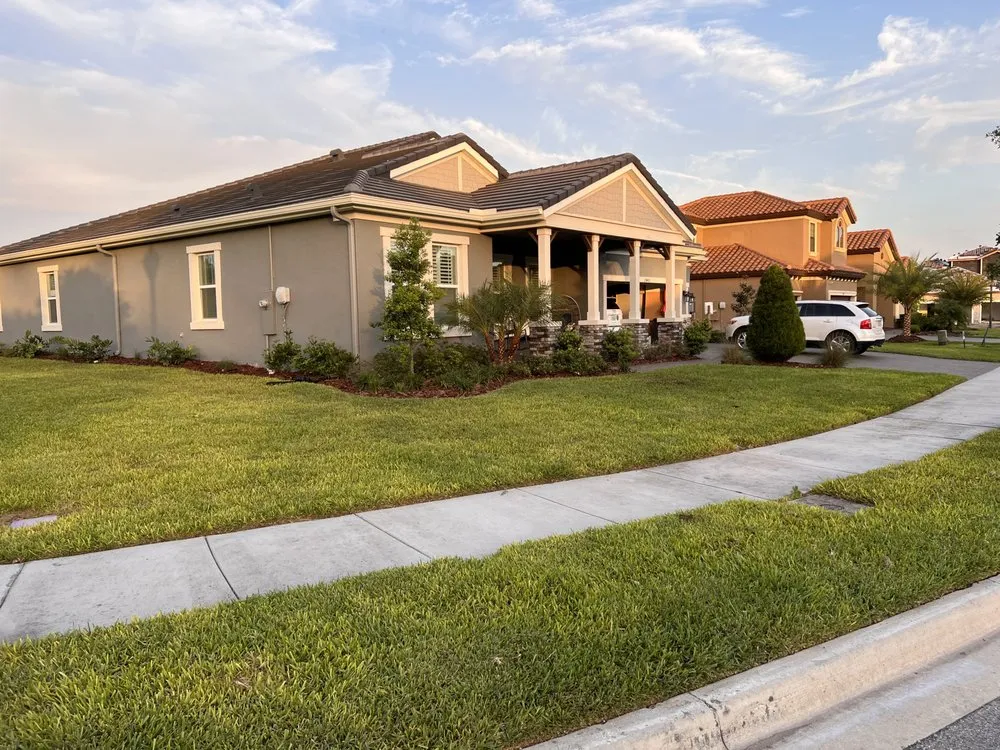 Custom landscape design in Odessa, FL by Cowboy Cuts Lawn And Property Management