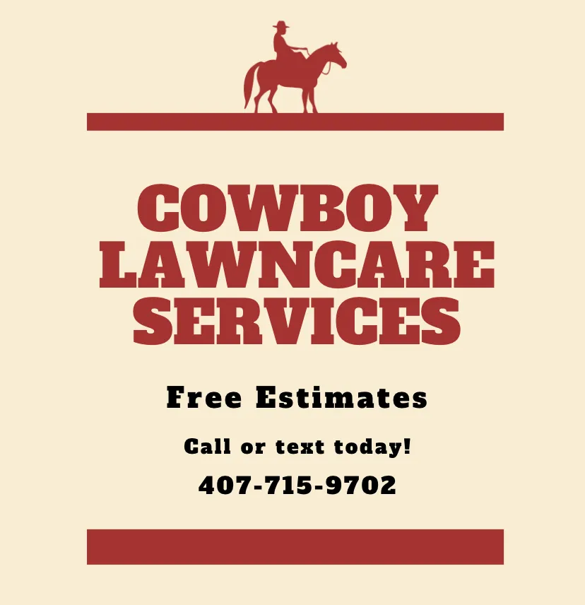 Professional landscaping services in Winter Garden, FL by Cowboy Lawncare Service