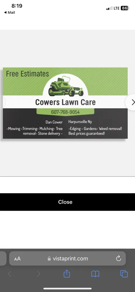 Top-rated landscape design for homes in Harpursville, NY by Cowers Lawn Care
