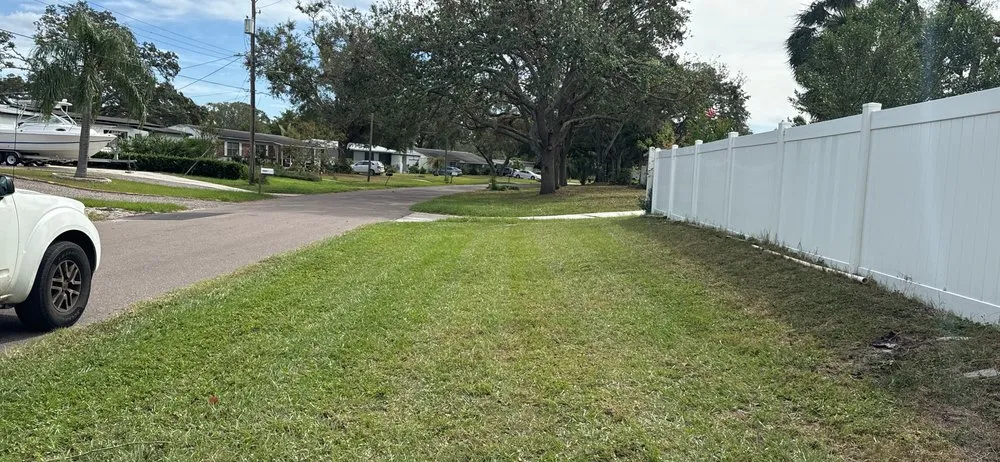 Custom yard cleanup service in Zephyrhills, FL by Cox & Family Lawn Care