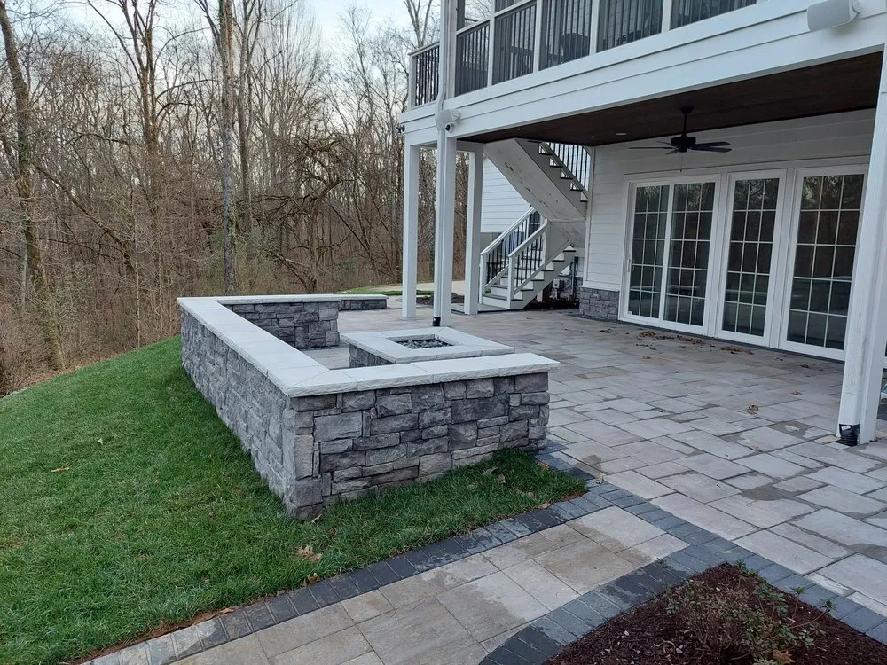 Professional yard cleanup service in Brentwood, TN by Coyote Creek Landscapes