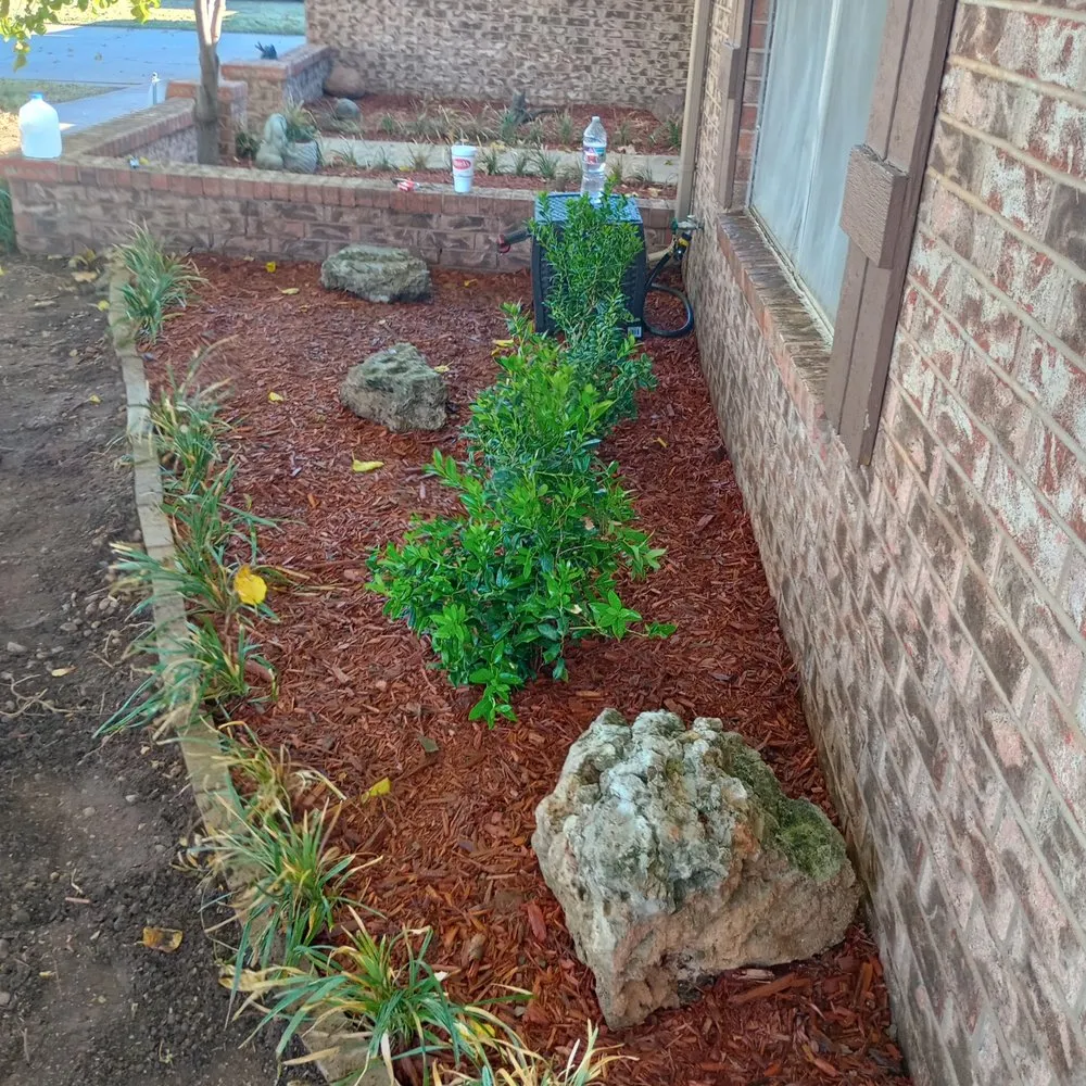 Reliable landscape installation with custom design in Altus, OK by Coyote Lawn Services