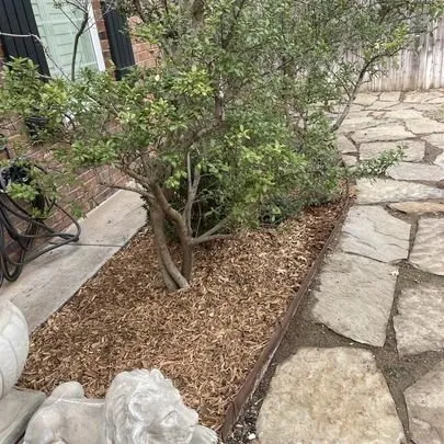 Custom outdoor landscaping with custom design in Sullivan, IL by Coy's Lawn Services