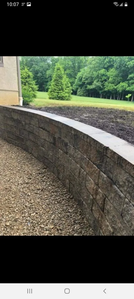 Custom landscape installation in Columbus, OH by CP Construction