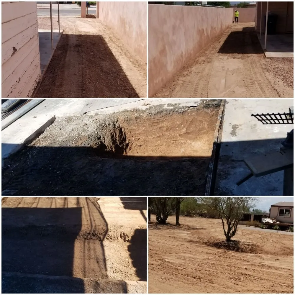 Reliable garden landscaping for homes in Tucson, AZ by C.P Demolition
