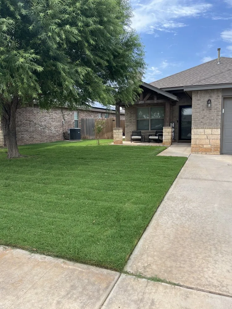Custom lawn mowing service in Lubbock, TX by CP Outdoor Services