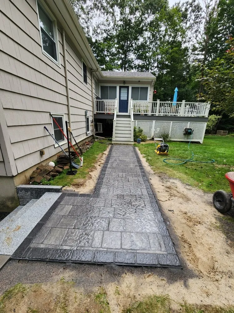 Affordable lawn mowing service with custom design across Gorham, ME - CP Property Services