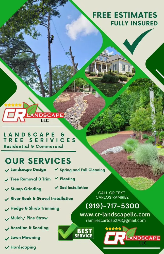 Affordable landscaping services near you across Raleigh, NC - CR Landscape
