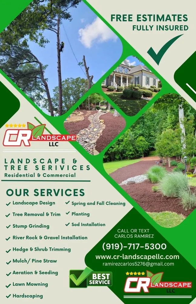 Local residential landscaping near you in Raleigh, NC by CR Landscape