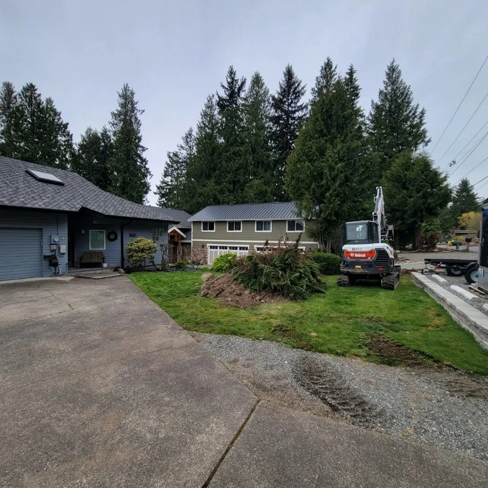 Professional yard cleanup service with custom design across Puyallup, WA - CR Landscaping And Fencing