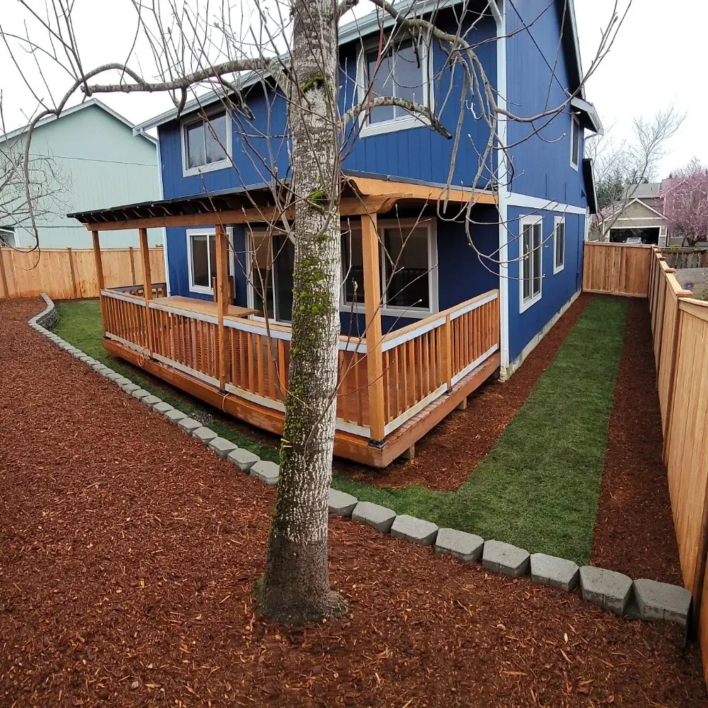 Custom residential landscaping with custom design across Puyallup, WA - CR Landscaping And Fencing