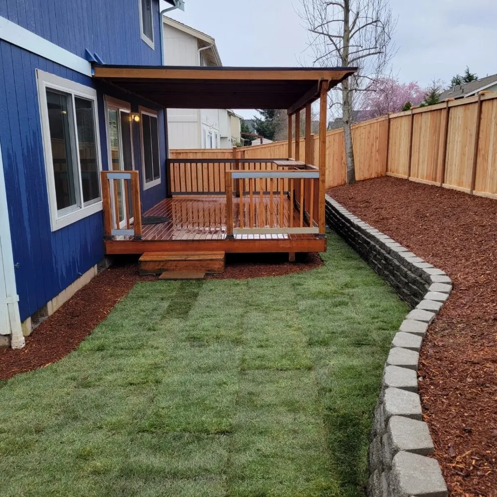 Professional yard cleanup service for homes across Puyallup, WA - CR Landscaping And Fencing