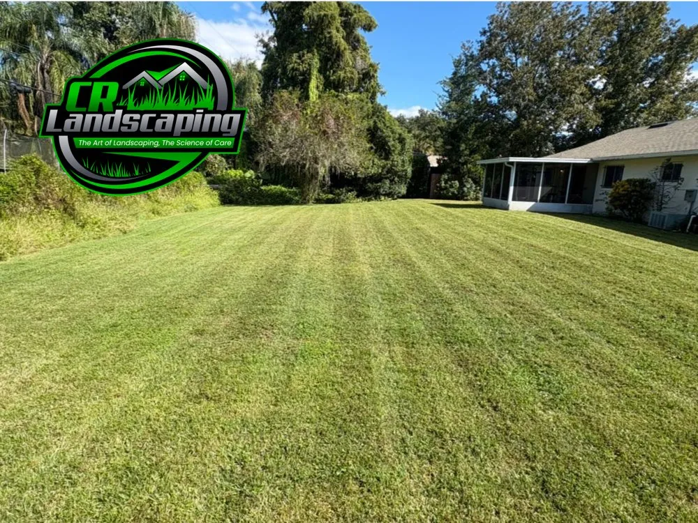 Custom residential landscaping with custom design in Deland, FL by CR Landscaping