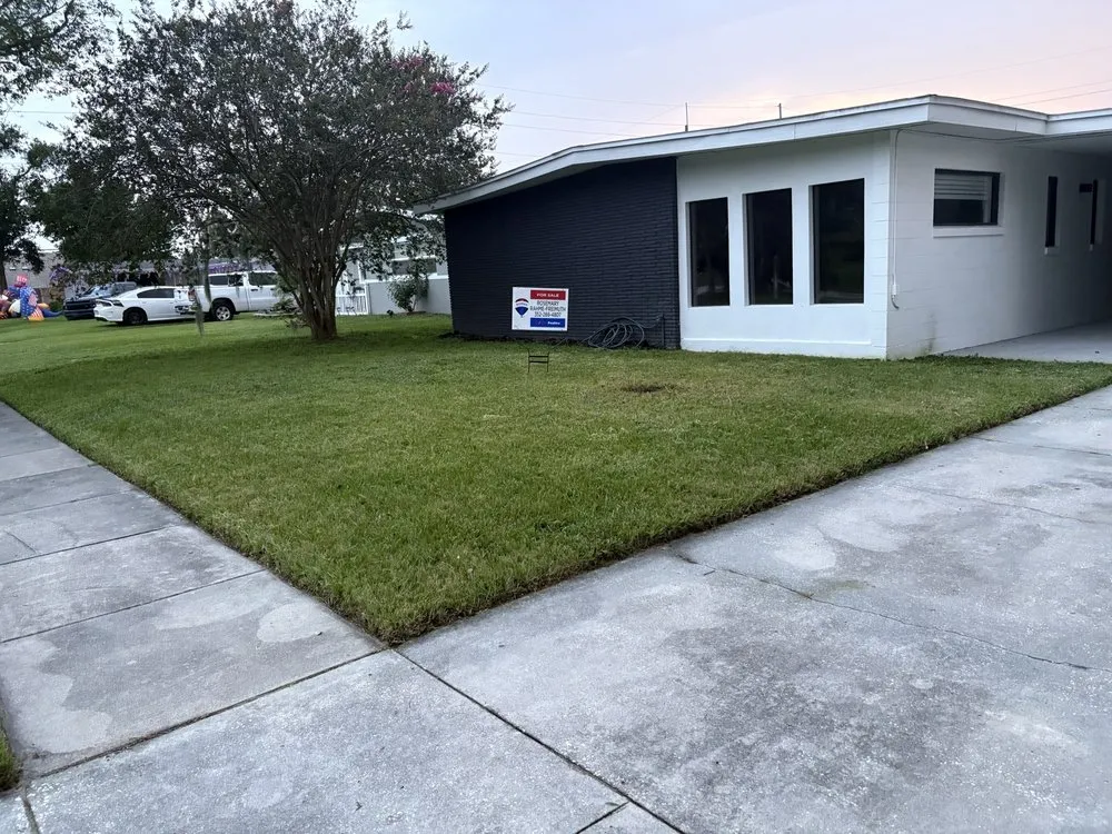 Professional lawn care service for homes in Deland, FL by CR Landscaping