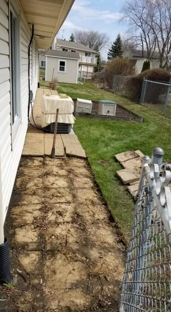 Custom yard cleanup service for homes in Addison, IL by C&R Lawn Maintenance