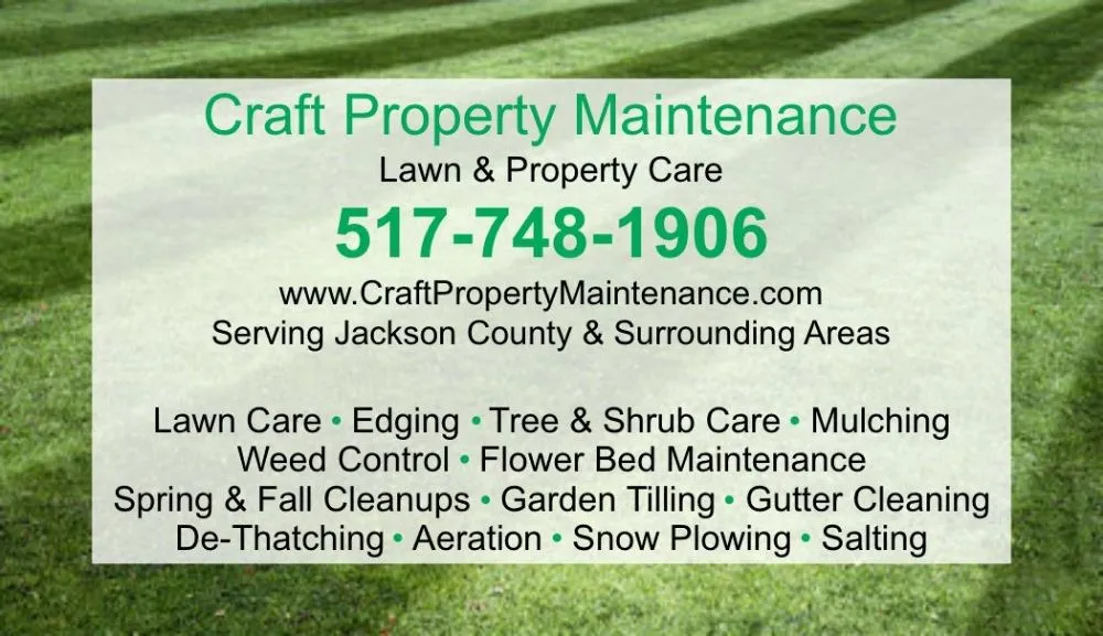Affordable lawn mowing service in Pleasant Lake, MI - Craft Property Maintenance