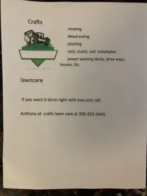 Craft's Mowing & Landscaping