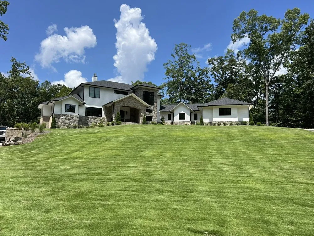 Local landscape installation in Springville, AL by Crags Property Preservation
