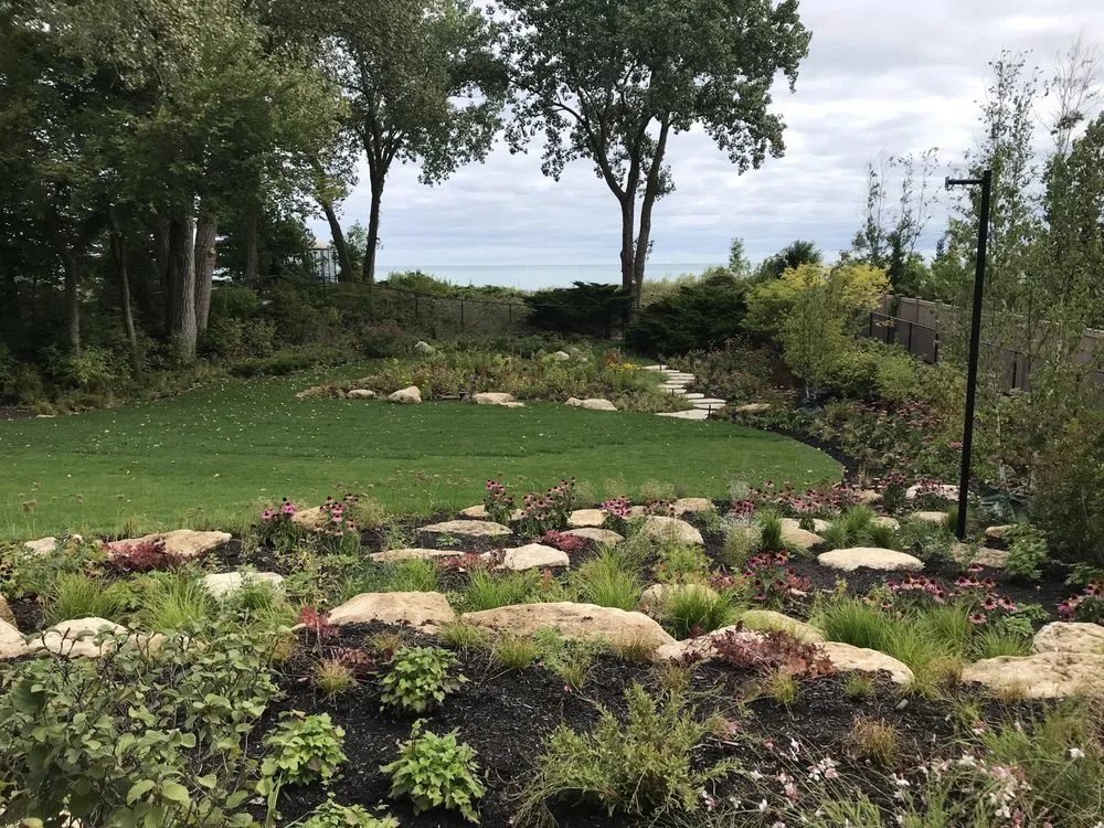 Affordable garden landscaping near you in Lake Forest, IL by Craig Bergman