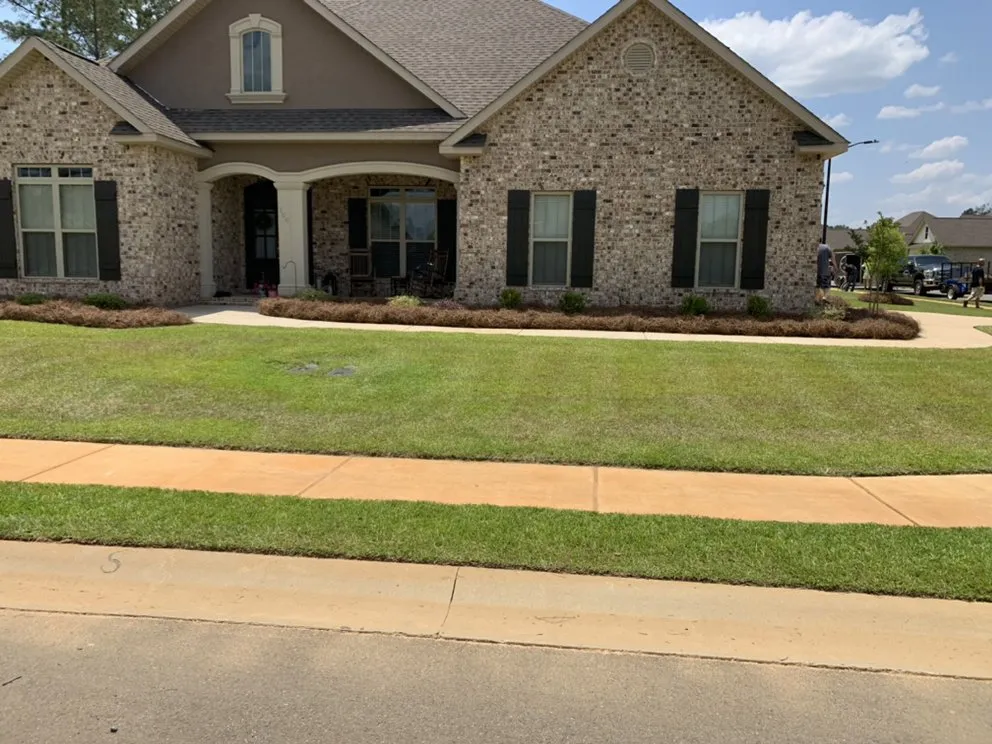 Custom landscape installation in Perry, GA by Craig Lawn Service