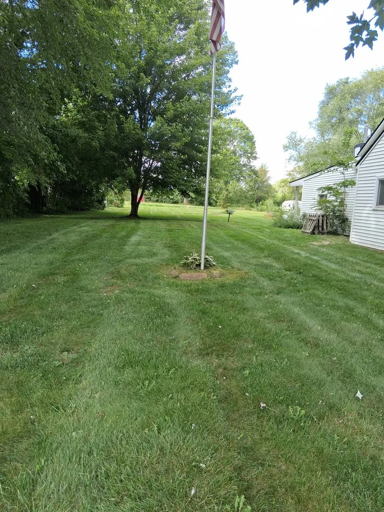Affordable lawn mowing service in Belleville, MI by Craig Property Management