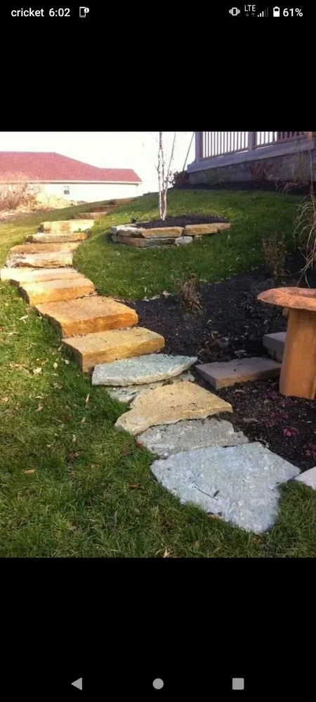 Custom outdoor landscaping in Springfield, OH by Craig's Lawncare and Landscaping