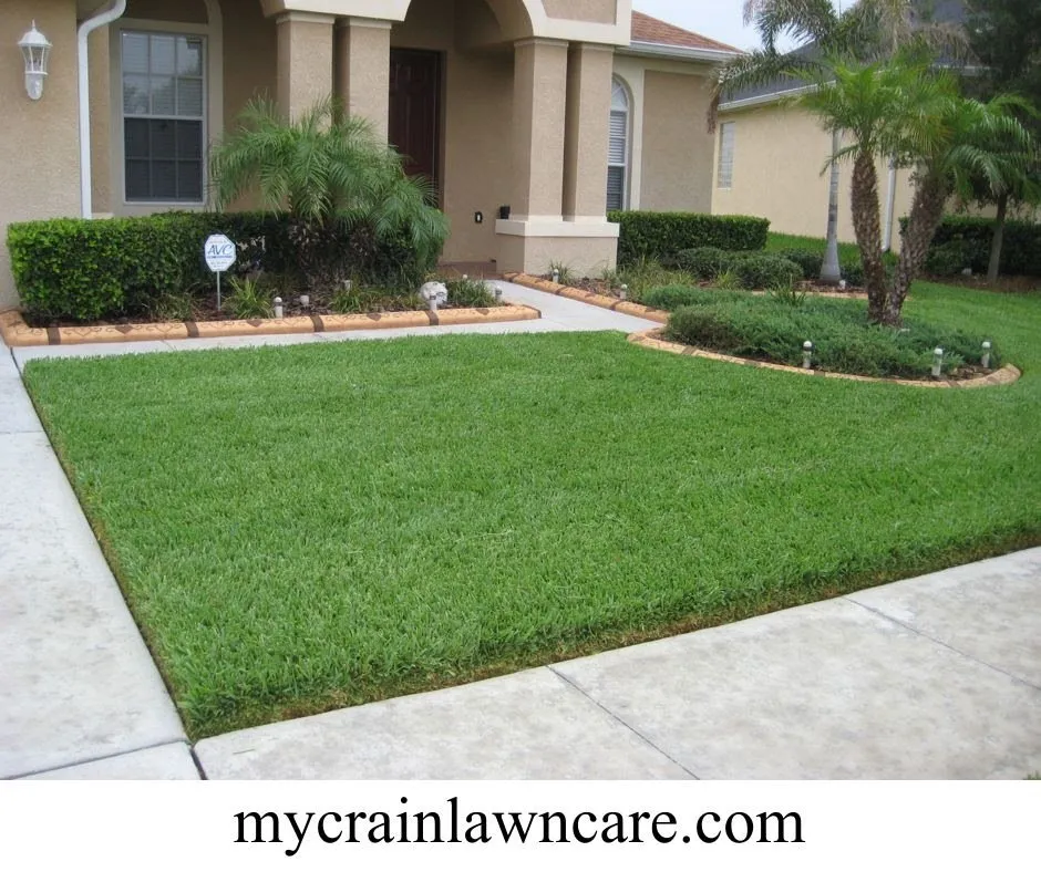 Professional lawn mowing service with custom design in Pensacola, FL by Crain Lawn Care