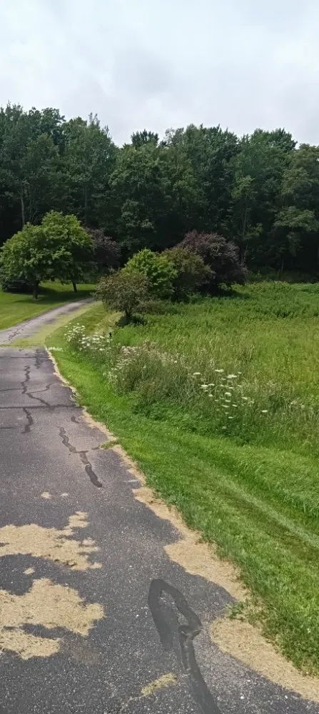 Custom garden landscaping with custom design in Plain, WI by Crandall Lawn Care & Home Repair